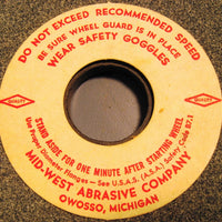 MidWest 19A60M6VC 7" x 3/8" x 1 1/4" Grinding Wheel 3600 max RPM