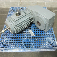 Reulan 5.5 HP Geared Motor 1800/900 RPM w/ Nord 59.66 Gearbox Refurb