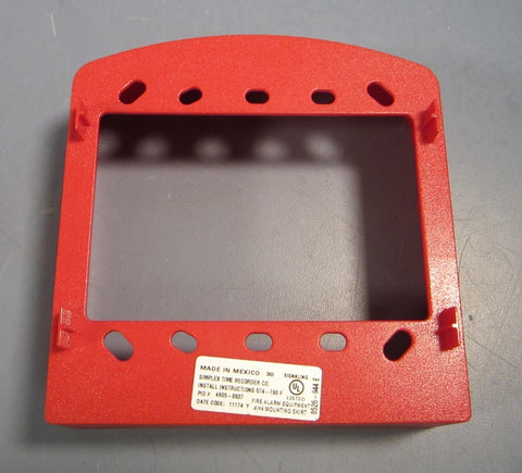 Lot of 20 Simplex 49059937 A/V Horn Skirt 1 1/2" Red New In Box