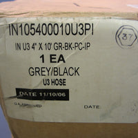Plastiflex Ductall Grey Black U3 Hose 4" x10' GR-BK-PC-IP IN10500010U3PI New