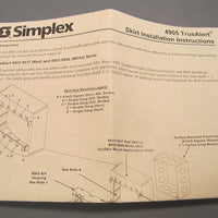 Lot of 20 Simplex 4905-9937 A/V Horn Skirt 1 1/2" Red New In Box