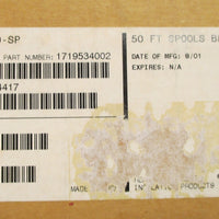 50ft Spool Raychem RT55520SP, 2" Black Fluoropolymer 2:1 Heat Shrink Tube New