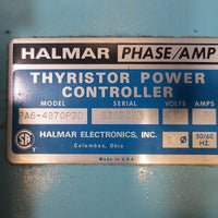 Halmar Phase/Amp Thyristor Power Controller PA64870P3D 3 Ph. 480V 70 A 50/60 Hz