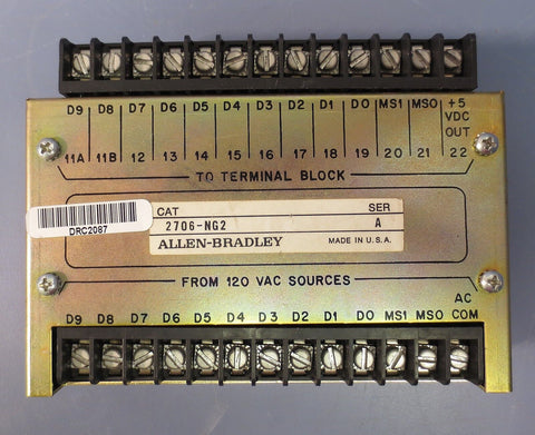 Allen-Bradley 2706-NG2 Operator Interface Ser. A 120VAC NWOB