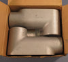 Box of 2 Cooper Conduit Outlet Body LB47 Size 1-1/4", Volume 18.5 Cubic Inch New