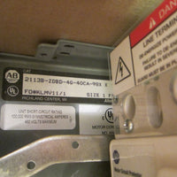 Allen Bradley Circuit Breaker Combination Starter 2113BZDBD4G40CA98X NIB