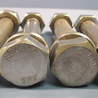 Lot of 4 Bolts 3x THE 1x F S F593D 3/4" Bolt 5" Long NWOB S30400
