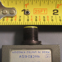 Micro Switch 914CE2-KQV 3A-250 VAC with 4 Pin Connector Used