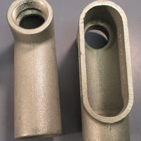 Box of 2 Cooper Conduit Outlet Body LB47 Size 1-1/4", Volume 18.5 Cubic Inch New