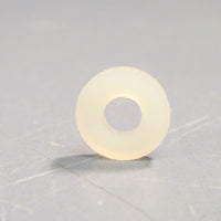 Bag of 1000+ Nylon Washers 0.119In ID, 0.282In OD, 0.052In Width
