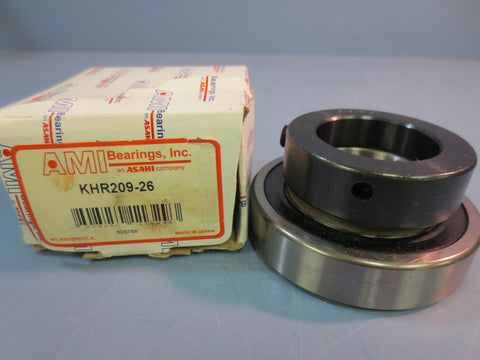 New AMI Insert Bearing KHR209-26 1-5/8” Bore