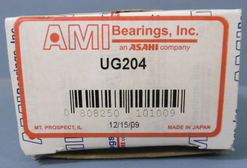 NEW - AMI Bearings UG204 20mm ID X 47 mm OD X 43.66mm WD