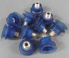 Lot of 10 Rubber VC 322 Bellows Vacuum Cup 0.525" Thread OD, 1.5" Cup OD
