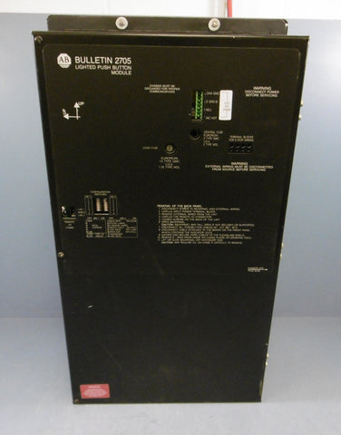 Allen Bradley Bulletin 2075-T11J3 Lighted Push Button Module USED