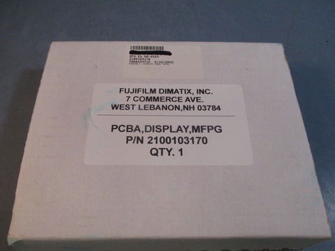 Fuji Dimatix MFG Display Card Assembly P/N 2100103170 ASSY 903170