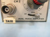 Tektronix 7A18 Dual Trace Amplifier Plug In - Used