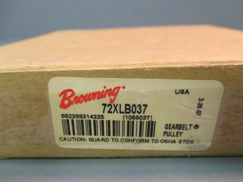 BROWNING GEARBELT PULLEY 72XLB037