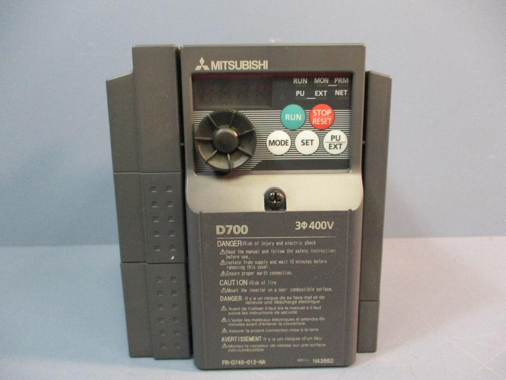 Mitsubishi Electric FR-D740-012-NA Micro Inverter Used