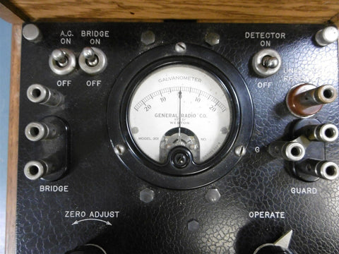 Vintage General Radio Megohm Bridge Type 544-B Cambridge