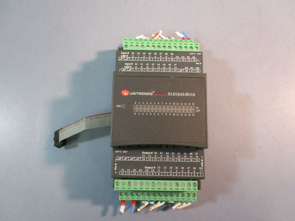 Unitronics Expansion Module IO-D16A3-R016 16 Digital Input/Output USED ...