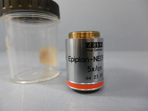 Zeiss Epiplan-NEOFLUAR 5x/0.15 442320 Pol Infinity Microscope Objective 44 23 20