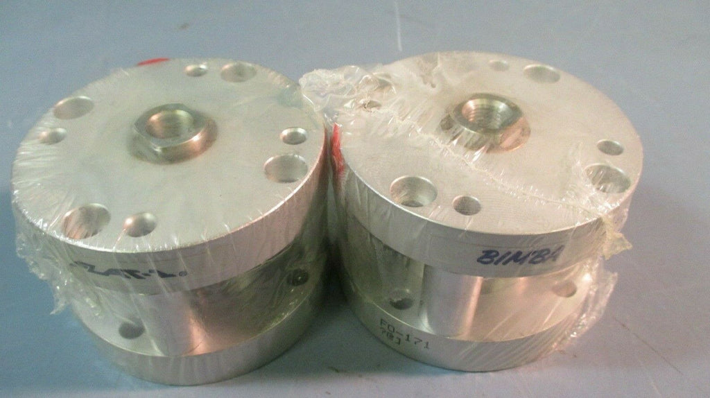 BIMBA F0-171 PNEUMATIC CYLINDER AIR, DBL ACTUATING 1-1/2 IN BORE, 1 IN LOT OF 2