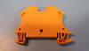 Lot 8 Allen Bradley 1492-J4 Screw Terminal Blocks 4mm Orange NWOB