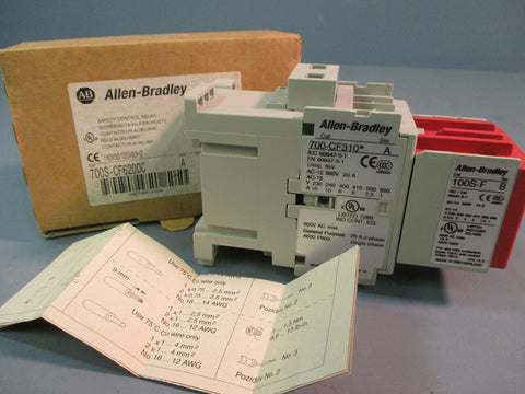 AB/Allen Bradley Safety Control Relay 700S-CF620DC 110/120V Series A