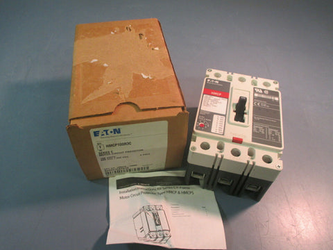 EATON CUTLER HAMMER Motor Circuit Protector 3 Pole 100 AMP 600 VAC HMCP100R3C