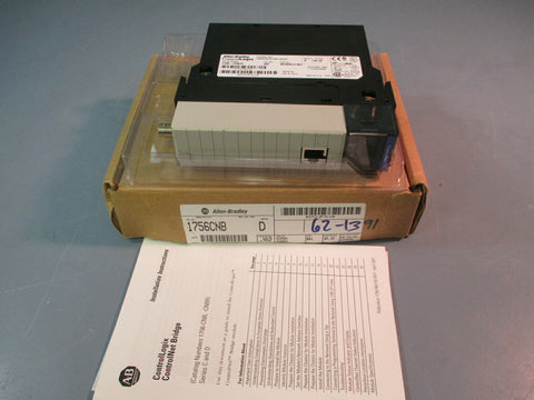 Allen Bradley Control Logix ControlNet Communications Bridge Ser. D 1756-CNB/D