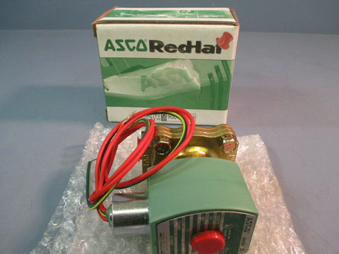 ASCO Red Hat Solenoid Valve 8210G093 2W NC 120/60 3/8"