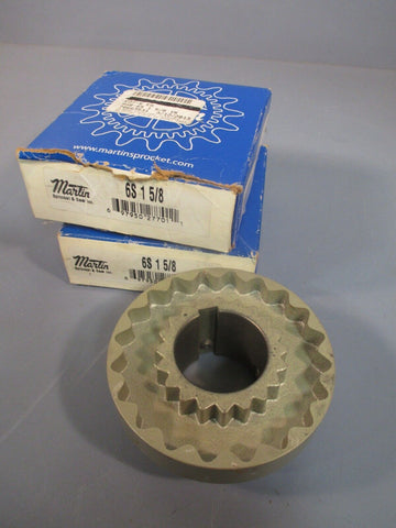 Lot of 2 Martin S-Flex Coupling Flange,1-5/8"ID 6S-1-5/8