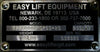 Easy Lift Drum Dumper Stainless Steel Stationary 600 lb Cap EDS60060RCRSS-AC