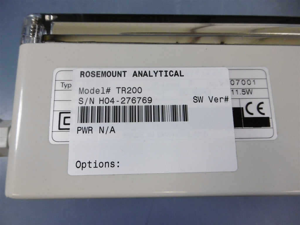 New Rosemount Analytical Sensor Transmitter TR200 eTech Surplus
