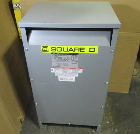 Square D Sorgel EE15S3HF 1 Phase 15 kVA General Transformer HV 240/480 Used