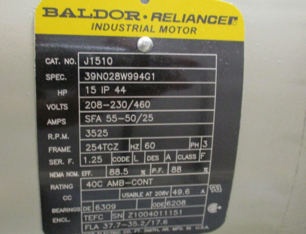 Gast Regenair R93150A Regenerative Blower 680/585 CFM w/ Baldor 10 HP ...