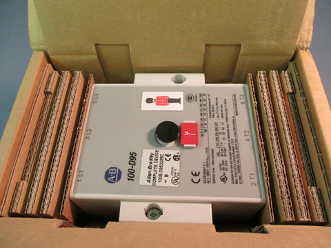 ALLEN BRADLEY SAFETY CONTACTOR 100-D95/ CAT 100S-D95D22BC SER. B