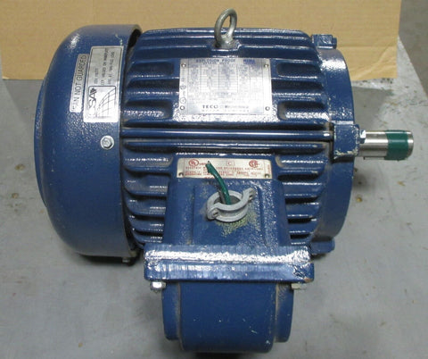 TECO Westinghouse MAX-E1 AEHHXU XP1/56, 1.5 HP, 182T Frame, 1170 RPM Motor Used