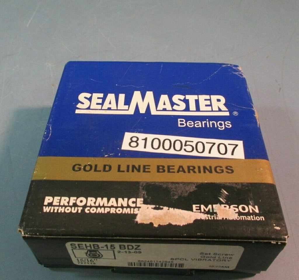 Sealmaster Gold Line Bearings/ Hanger Bearing Set Screw SEHB-15 BDZ 15/16"