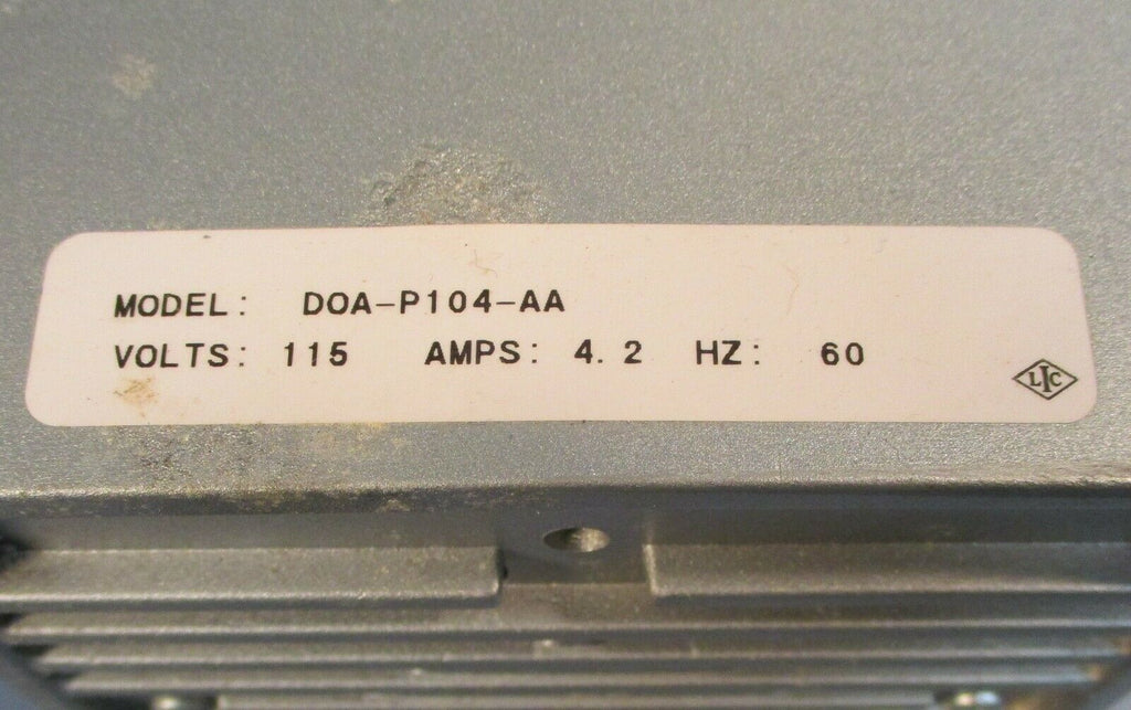 Gast DOAP104AA Oilless Diaphragm Compressor Vacuum Pump 115 Volt