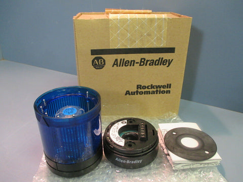 ALLEN BRADLEY TOWER LIGHT STACK ASSEMBLY, BLUE SER C 855TC-B10L6