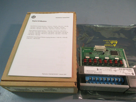 ALLEN BRADLEY 1746-OB16 SERIES D REV A SLC500 OUTPUT MODULE 10-50VDC