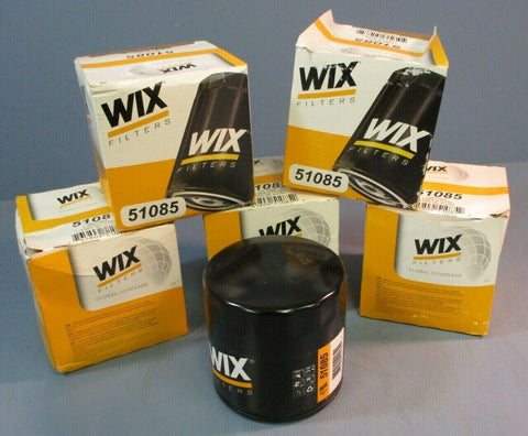 Lot of 5| Wix Engine Oil Filter 51085