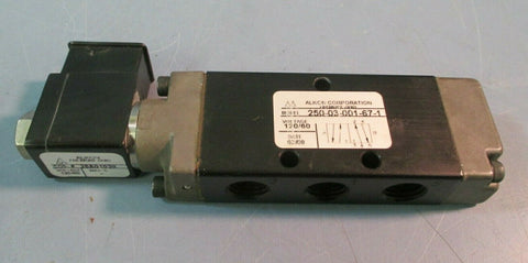 Alkon 250-03-001-67-1 Air Pilot valve with 26A01039 Coil