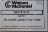 Watson Mcdaniel Steam Trap Kit W-Kit-3-23, W-Kit-4-15 W-Kit-5-25