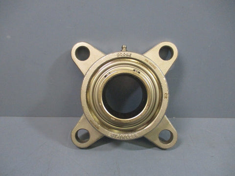 Dodge F4B-SCEZ-200-SHCR 4-Bolt E-Z Kleen Flange-Mount Ball Bearing 2"