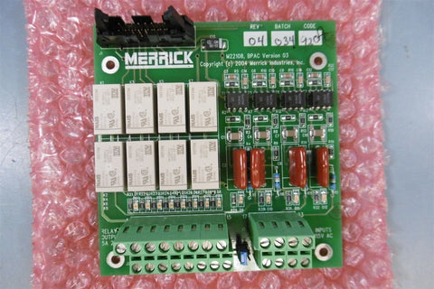 Used Merrick M22108-1A BPAC Version 03 115V AC In Control Board