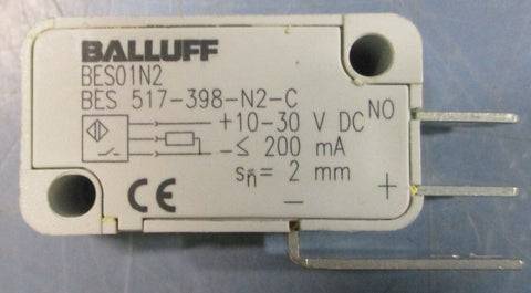 Balluff BES01N2 Proximity Sensor BES 517-398-N2-C 10-30VDC 200mA Sn=2mm