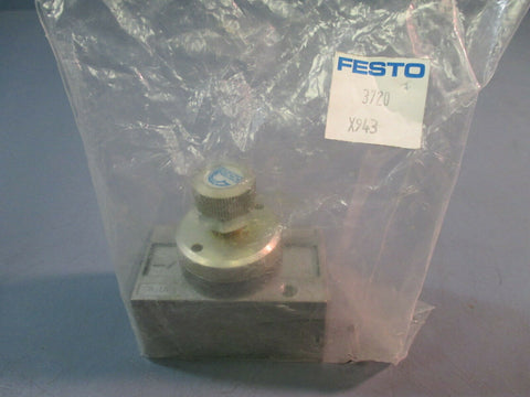 Festo GR-1/2 One Way Pneumatic Flow Control Valve 212364