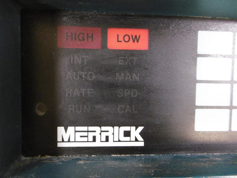 Used Merrick Controller Panel Display 19602